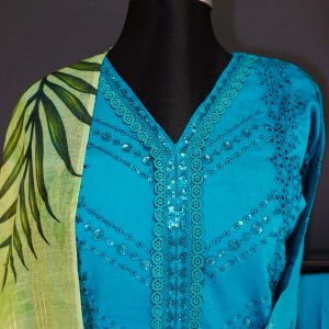 Chaiti Pure Cotton Three Piece 301